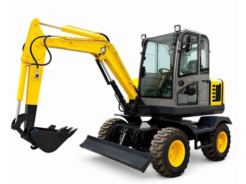 Compact Wheeled Excavator