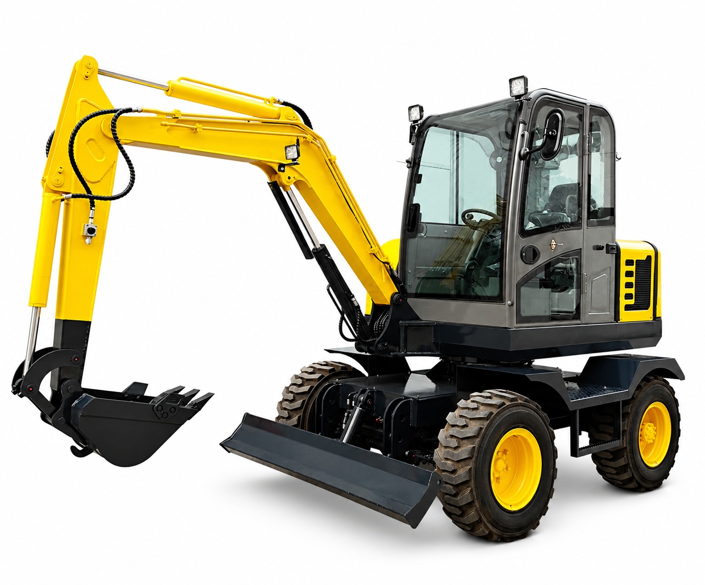 wheeled excavator_副本 wheeled excavator_副本